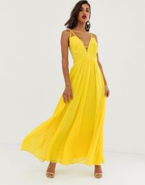 ASOS DESIGN maxi dress with cami straps and cut out detail   ASOS at Asos